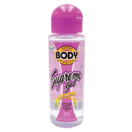 Body Action Supreme Gel, Water Based Personal Lubricant, 4.8 oz