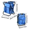 thumbnail image 3 of BotaniNest Sac à Dos Multifonction Trois en un Pliable Sac à Dos pour Réfrigérateur Siège de Randonnée Portable et Léger Convient pour l'Extérieur et l'Intérieur, 3 of 5