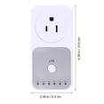 thumbnail image 2 of Outlet Timer Adjustable Electric Timers For Electrical Outlet 3-prong US Plug, 2 of 8