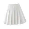 thumbnail image 1 of Jupe Plissée de Tennis Patineuse pour Filles, Mini-Jupes de Cheerleader, Uniformes, Cosplay, Danse, Blanc G, 1 of 8