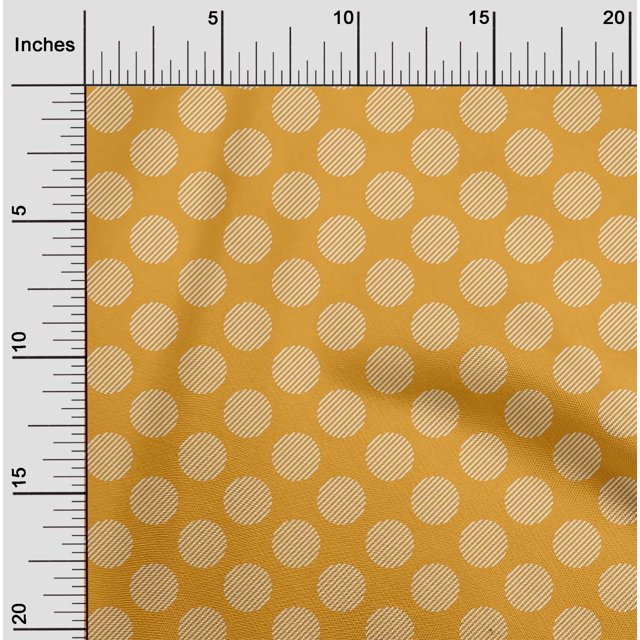 oneOone Coton Bio Voile Stripe & Dots Print Tissu BTY 42 Pouces de Large