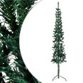 thumbnail image 1 of vidaXL Slim Artificial Half Christmas Tree with Stand Green 180 cm, 1 of 5