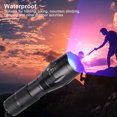 thumbnail image 3 of Zoomable Flashlight, Multicolor Flashlight, Waterproof Aluminum Alloy for Outdoor Activities Hunting Fishing Cycling Black, 3 of 8