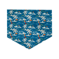 thumbnail image 2 of One Paw, Dog Bandana, Surf Print, Lightweight, Multiple Sizes, Blue, 2 of 6