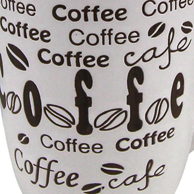 Tasse mainstays Glaze coffee CAFÉ blanche 13oz