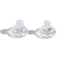 thumbnail image 1 of Ruiboury 100piece Soft Clear Silicone Earring Backs Set Of 100 No-Irritate Stud Backs Earring Backs For Studs B, 1 of 6