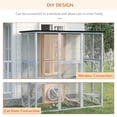 thumbnail image 4 of PawHut Catio d'Extérieur, Résistant aux Intempéries avec Plateformes, Gris, 4 of 10