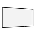 thumbnail image 3 of DEWIN 16:9 Thicken Portable Non Crease Soft White Polyester Projector Curtain Projection Screen(120in ), 3 of 9