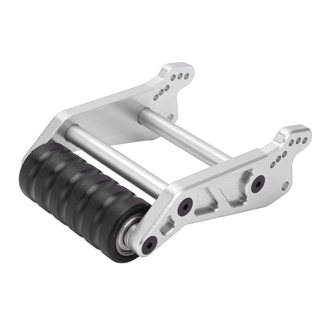 RC Car Head Up Wheel, Durable Adjustable Stable RC Rear Head Up Wheel For 1/8 RC Car Silver