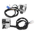 thumbnail image 3 of Horn Switch, Easy Installation Black And Silver Motorbike Switch, ATV For Electric Scooters Motorcycles Off-Road Vehicles, 3 of 8