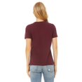 thumbnail image 2 of Bella Canvas 6400 - Relaxed Short Sleeve Jersey T-Shirt, L, Maroon, 2 of 3