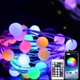thumbnail image 2 of 200 LED Color Changing Christmas Lights, 16FT Outdoor Christmas Tree Lights with Remote, Fairy String Lights Pink Green Lights Waterproof Twinkle Lights Plug in for Xmas Wedding Party Decorations, 2 of 8