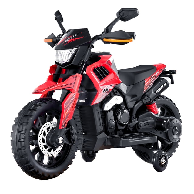 Moto Électrique 12 V pour Enfants avec DEL, pour Enfants de 3 Ans et Plus