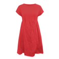 thumbnail image 5 of 2025 Robe Mi-Longue à Col Rond pour Femmes, Manches Courtes, Couleur Unie, Coupe Ample, Robe Midi d'Été pour Femmes, Ajustée, Mi-Longue, 5 of 5