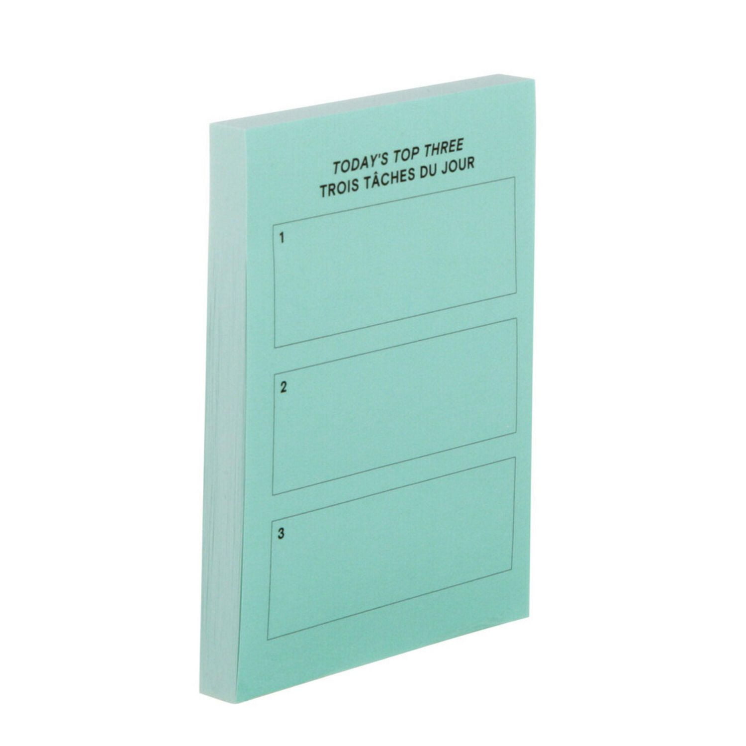 Feuillets à motifs Post-it®, top 3, turquoise