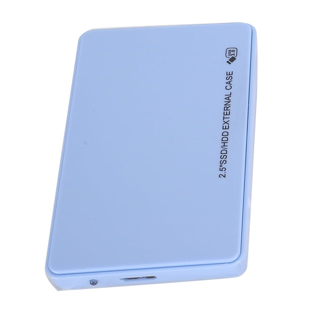 Tool-free HDD Case External HDD Box Pocket Size Hard Drive Case HDD Case, USB Case, for Maximum 1TB SSD Hard Drive Enclosure HDD