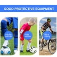 thumbnail image 2 of Protège-tibias de Soccer avec Protège-Cheville et Sangles Ajustables Équipement de Protection de Soccer pour Enfants et Ados, 2 of 8