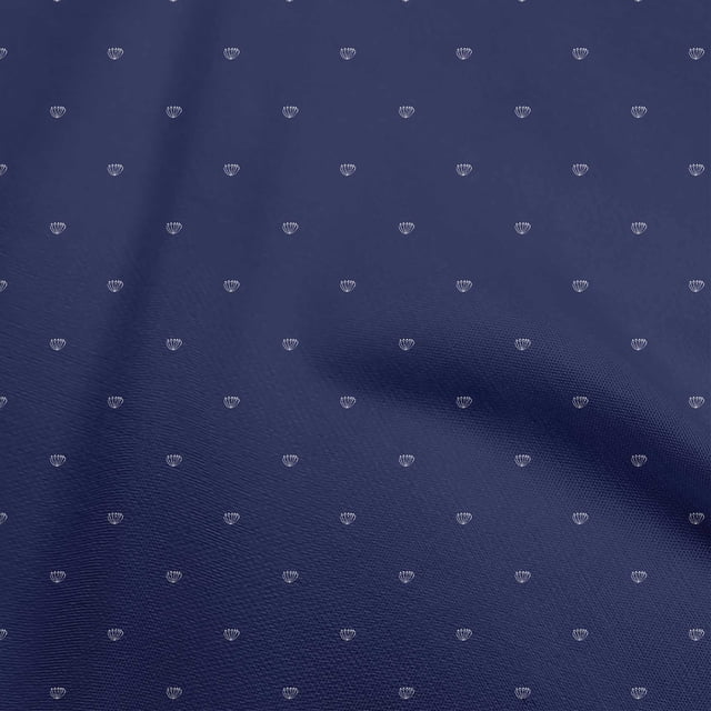 oneOone Georgette Viscose Blue Fabric Asian Floral Sewing Craft Projects Fabric Prints By Yard 42 Inch Wide
