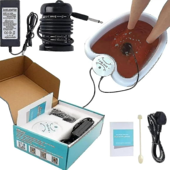 JUNWELL Ionic Foot Spa Detoxify And Cleanse At Home - Ionic Detox Foot Spa Machine To Detoxify Your Body And