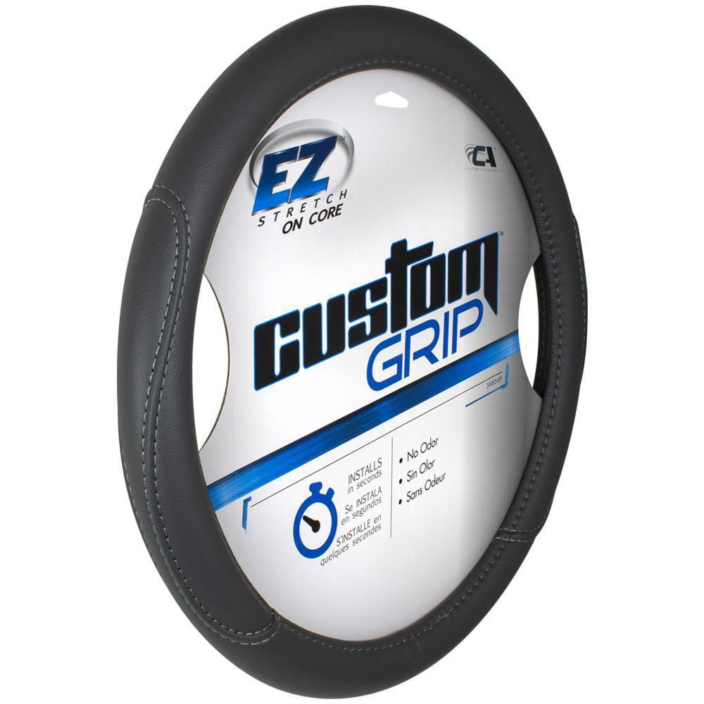 Custom Grip Couvre volant TPE Core gris en similicuir