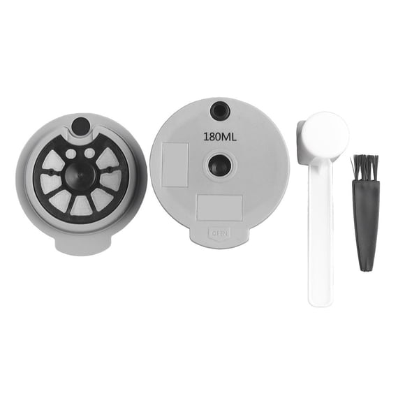 Reusable Coffee Capsule Pod Set for Bosch Tassimo Machines 12g Capacity with Lids,Spoon & Brush Eco-Friendly Home Brewing Solution