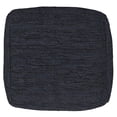 thumbnail image 2 of Simpli Home Fredrik Boho Square Pouf in Dark Blue Woven Genuine Leather, 2 of 7