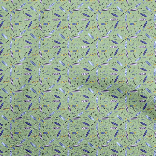 oneOone Silk Tabby Light Green Fabric Beach Sewing Craft Projects Fabric Prints By Yard 42 Inch Wide