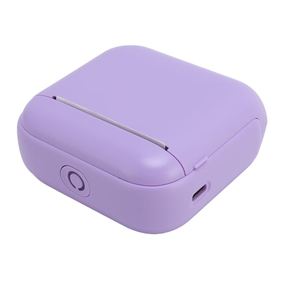 Portable Thermal Label Printer, BT Label Maker Machine, 203 Dpi Small Pocket Sticker Printer with Paper Roll for Bill Photo Memo Wrong Question School Notes Journal