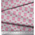 thumbnail image 2 of Soimoi Rayon Fabric Dot & Floral Artistic Printed Fabric 1 Yard 42 Inch Wide, 2 of 5
