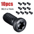 thumbnail image 1 of 10pcs M2.5 M3.5 M4 Torx Screws For Replaces Carbide Insert CNC Lathe Tools, 1 of 10