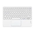 thumbnail image 2 of HLONK Clavier Bluetooth Design à Cap Rond Clavier Sans Fil Portable avec Pavé Tactile pour Tablette PC Android / Accessoires Électroniques en Solde pour Votre Vie Heureuse (Rose), 2 of 5