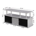 thumbnail image 4 of Convenience Concepts Designs2Go 50" TV Stand in Gray Wood Finish, 4 of 4