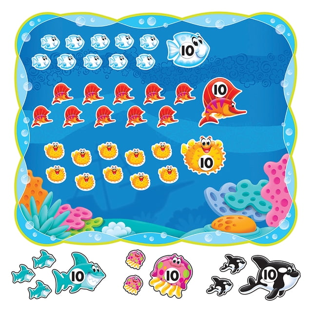 Sea Buddies™ 0-120 Bulletin Board Set