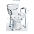 thumbnail image 4 of MOBB Raised Toilet Seat with Legs, 4 of 4
