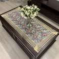 thumbnail image 1 of Luckyn European Embroidered Tablecloth Western Tea Table Runner Coffee Table Flag Rectangle Lace Dust Cover 50*100cm, 1 of 3