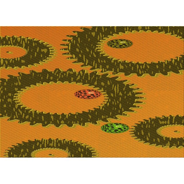 Ahgly Company Tapis d'Intérieur Lavables à la Machine pour Selle de Transition, 8' x 12'
