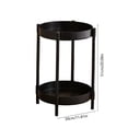 thumbnail image 3 of Petite table à Thé table d'Appoint en Fer pour sofa Petite table d'Angle en Plastique Haute Résistance table Moderne et Épurée pour Salon Chambre Petite table Ronde, 3 of 6