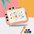 thumbnail image 2 of Pink Magnetic Writing Station Drawing Pad, Tilting Stand Educational Creative Expression Toy, For Kids Art Activity, 2 of 8