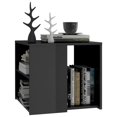 thumbnail image 3 of vidaXL Side Table High Gloss Grey 50x50x45 cm Engineered Wood, 3 of 6