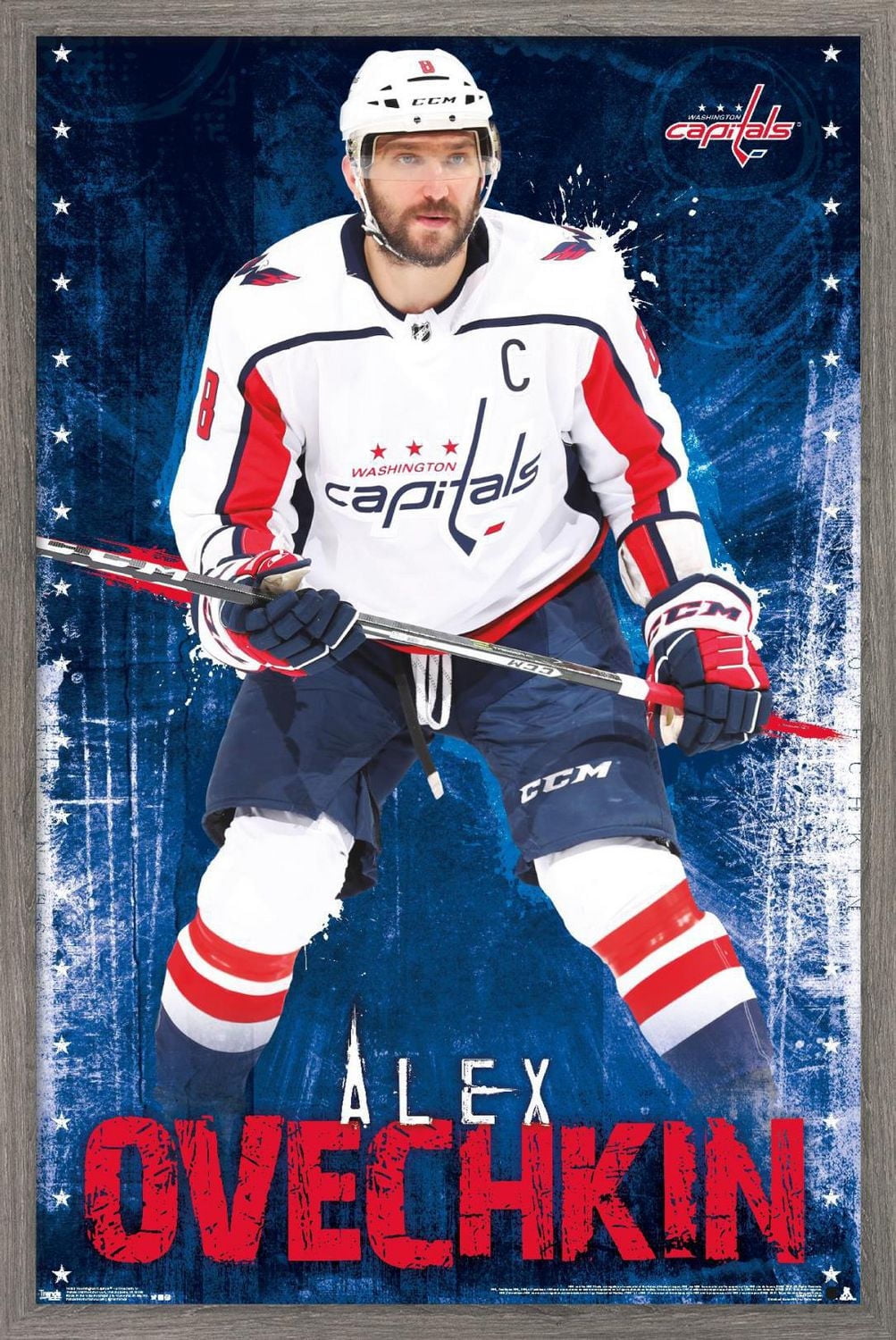 NHL Washington Capitals - Alex Ovechkin 17 Wall Poster, 22.375" x 34"
