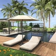 thumbnail image 1 of QinaQin 1PC Metal Privacy Screen Outdoor, Freestanding Divider, Black Circle, 1 of 8