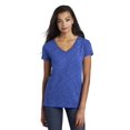 thumbnail image 1 of District Tee-Shirt Col en V Médaille pour Femmes. DT664, 1 of 1