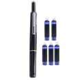 thumbnail image 2 of Stylo-plume Rétractable à Moins de 5 $ - Baril Transparent de 0,38 mm avec 5 Cartouches Rechargeables, Stylo-Plume à Clic, Stylo-Plume à Cartouche, Multicolore, par Goohae, 2 of 9