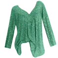 thumbnail image 1 of CEHVOM Blouse à Manches Longues Col en V Imprimée pour Femmes Grande Taille, Liquidation, 1 of 8