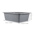 thumbnail image 2 of HLONK Extra Thick Plastic Engine Oil Pan Durable And Reliable Oil Catch Pan For Vehicles For Oil Changes Prevents Environmental Pollution Automotive Drip Pan, 2 of 8