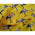 thumbnail image 4 of oneOone Silk Tabby Fabric Heron Block Printed Craft Fabric BTY 42 Inch Wide, 4 of 4