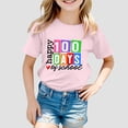 thumbnail image 2 of HNMKIU T-Shirt Décontracté à Manches Courtes pour Filles, Imprimé Tendance, Col Rond, Confortable et Ample pour un Usage Quotidien, 2 of 4