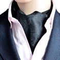 thumbnail image 1 of Cravate pour Homme Mode Affaires Professionnelle Cravate Foulard Tissée Ascot à Nouer, 1 of 9
