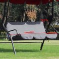 thumbnail image 3 of Housse de Hamac Imperméable Jardin Swing Taffetas 3 Sièges Couverture Polyester Taffetas Couvertures de Protection, 3 of 8