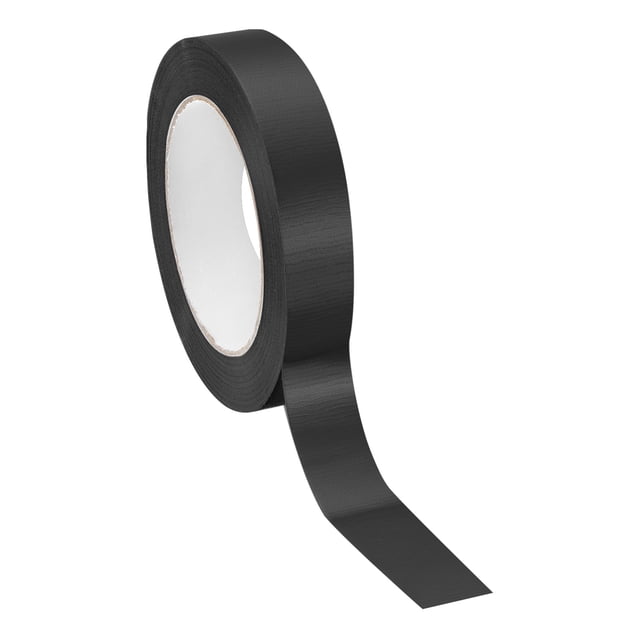Unique Bargains Ruban de Reliure Noir, Ruban de Réparation de Reliure en Tissu de 22 Yards
